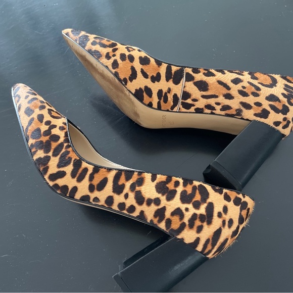 Marc Fischer sz 6.5 leopard pumps w chunky comfy heel - Picture 4 of 5